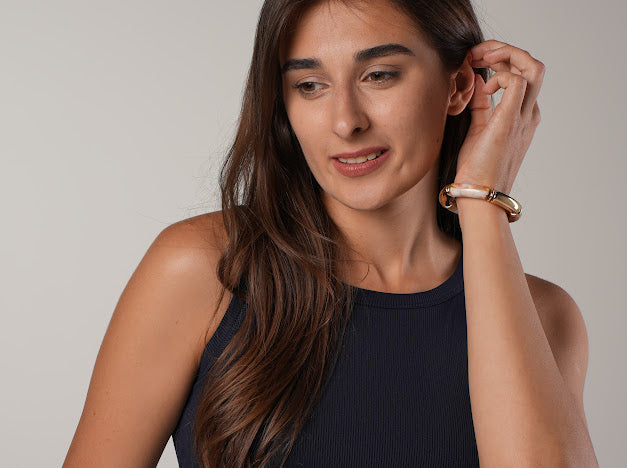 Navy Crew padded top