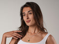White scoop padded top