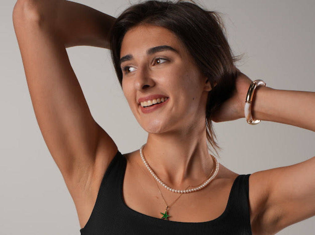 Black Scoop padded top